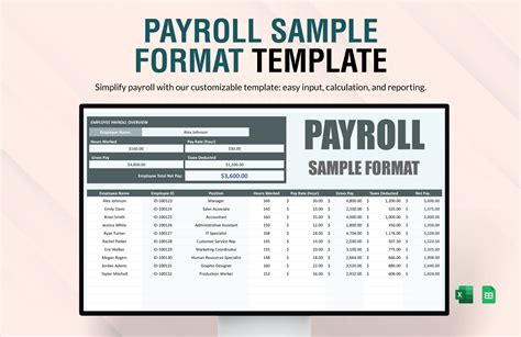 Payroll Sample Template