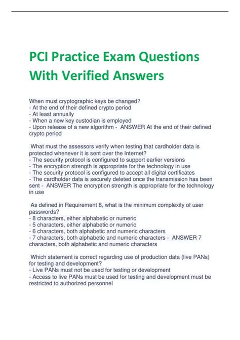 Pci Reproducible Answers Ebook Kindle Editon