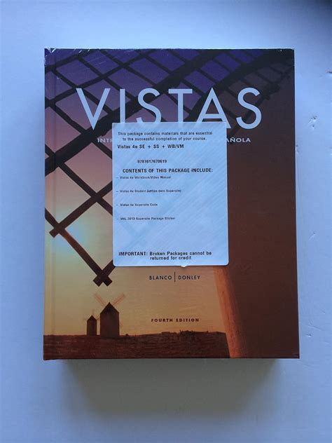 Pdf Answers To Vistas 4th Supersite Fourth Edition PDF