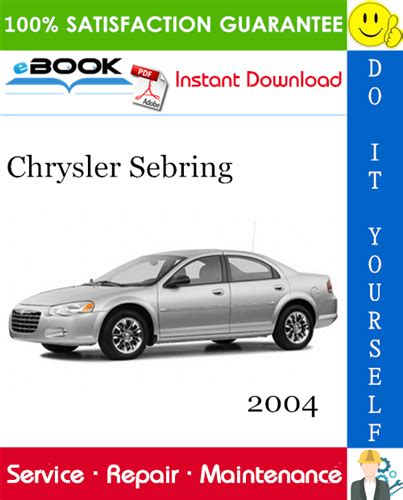 Pdf Manual 2004 Chrysler Sebring Repair Manual Free  Ebook Kindle Editon