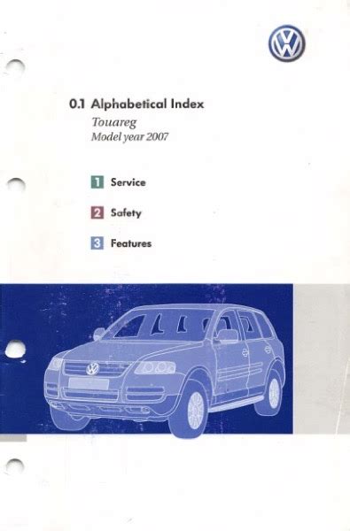 Pdf Manual 2007 Volkswagen Touareg Owners Manual  Ebook PDF