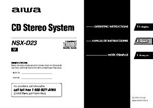 Pdf Manual Aiwa Nsx-d858 User Guide Ebook Kindle Editon