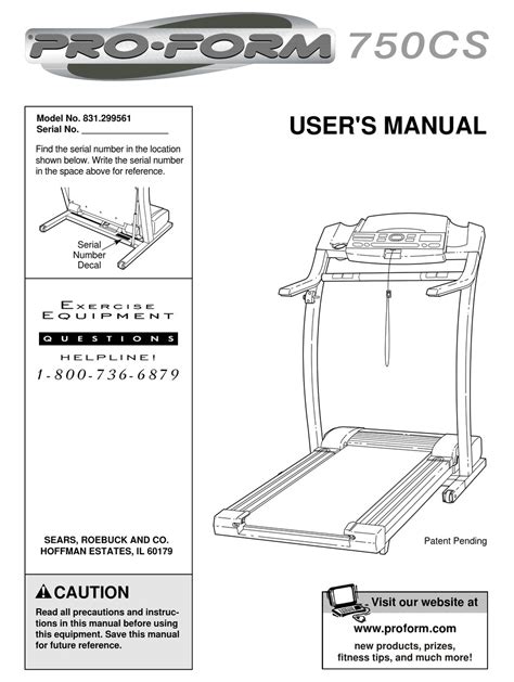 Pdf Manual Proform 750 Cs Ebook Epub