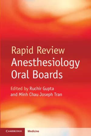 Pdf Rapid Review Anesthesiology Oral Boards Ebook Epub