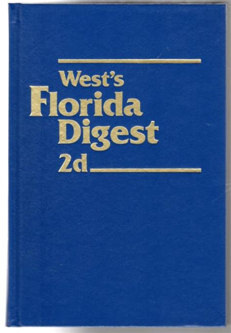 Pdf Wests Florida Digest 2d Ebook PDF