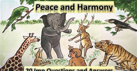 Peace and harmony: