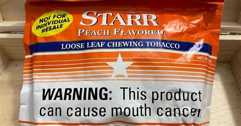 Peach Chewing Tobacco: