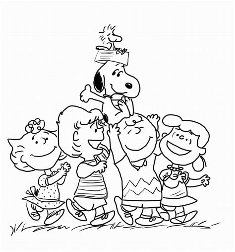 Peanuts Printable Coloring Pages