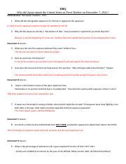 Pearl Harbor Attack Dbq Answer Sheet Epub