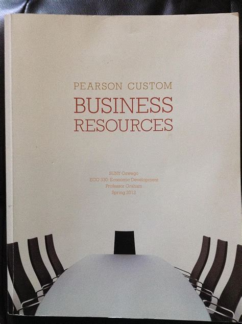 Pearson: Custom Business Resources Ebook PDF