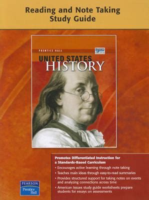 Pearson American History Note Taking Answers Reader