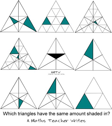 Pearson Education Answer Key Triangle Fractions PDF