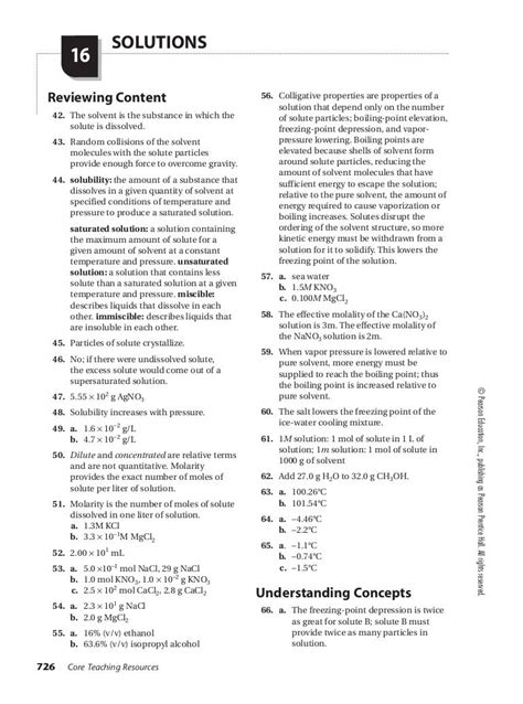 Pearson Education Chemistry Worksheet Answers Chapter 17 Kindle Editon