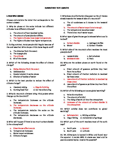 Pearson Education Science Climate Answer Key Ebook PDF