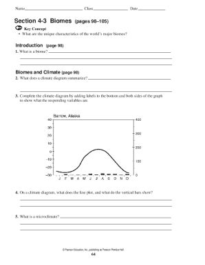 Pearson Education Section 4 3 Biomes Answer Key Reader