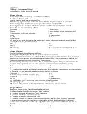 Pearson Environmental Science Answer Key Ch 15 Doc