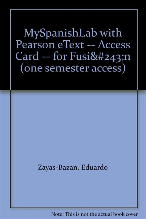 Pearson Myspanishlab Answer Key Ebook Reader