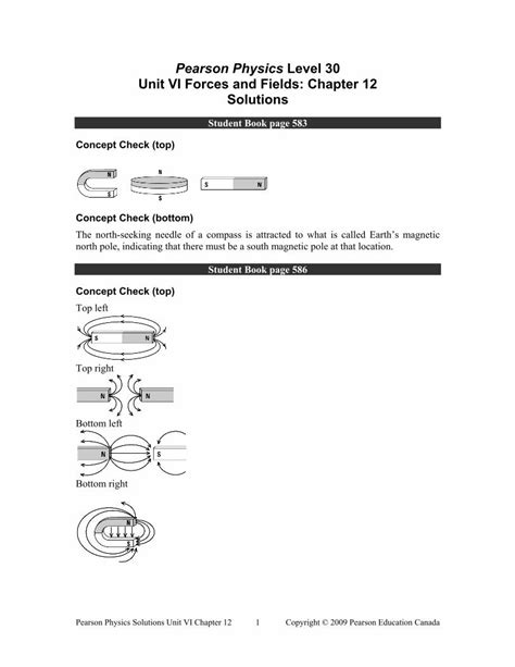 Pearson Physics 30 Solutions PDF