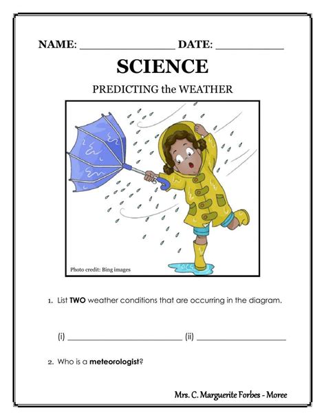 Pearson Predicting The Weather Answer Sheets Reader