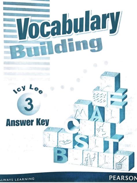 Pearson Vocabulary Review Answer Key Doc