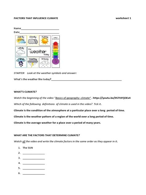 Pearson Weather Factors Answer Sheet Kindle Editon