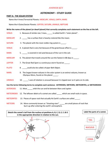 Pearson Work Answer Key Astronomy Doc