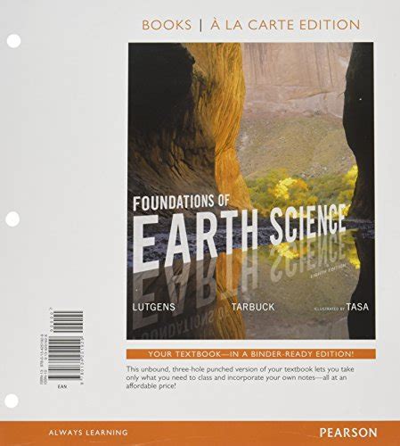 Pearson eText Foundations of Earth Science Access Card 8th Edition PDF