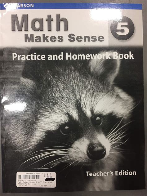 Pearson math makes sense 5 answer key Ebook PDF