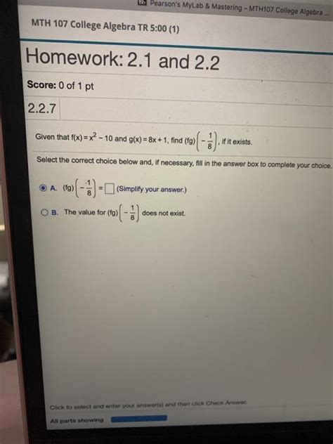 Pearson mymathlab answer key college algebra Ebook Kindle Editon