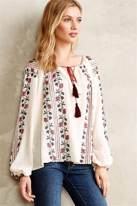 Peasant blouses: