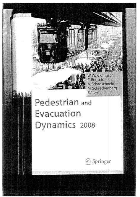 Pedestrian and Evacuation Dynamics 2008 Epub