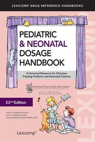 Pediatric Dosage Handbook Ebook Doc
