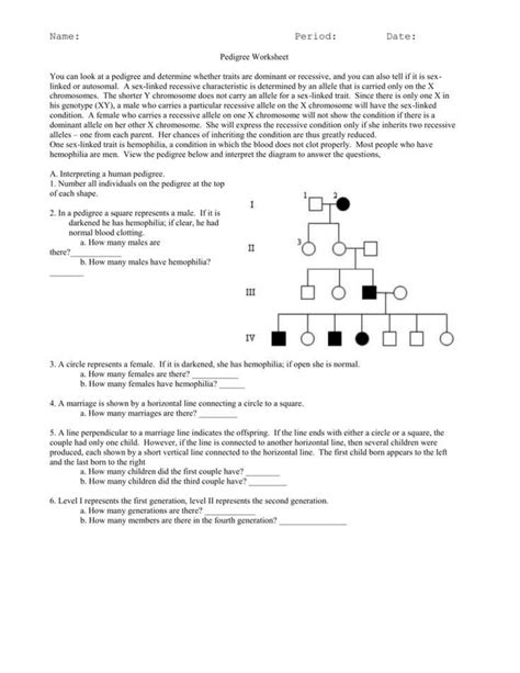 Pedigree Analysis Problems With Answers Epub