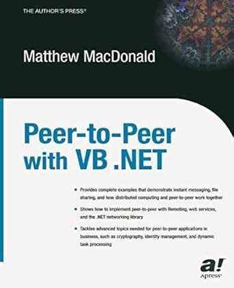 Peer-to-Peer with VB .NET 1st Edition PDF