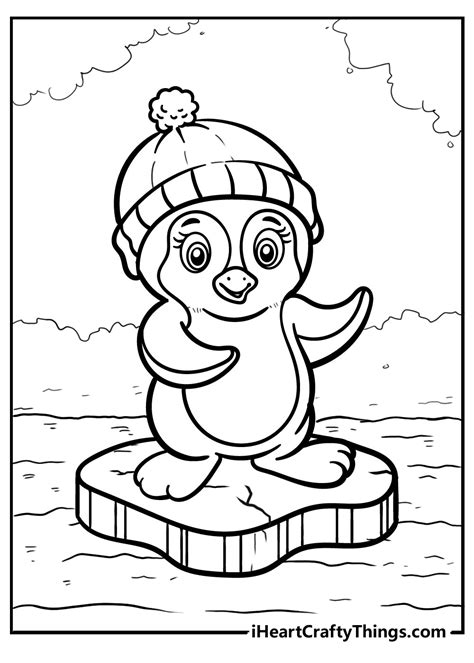 Penguin Printable Coloring Pages