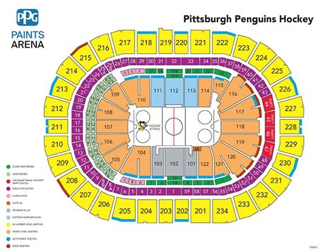 Penguins Arena Seating Chart