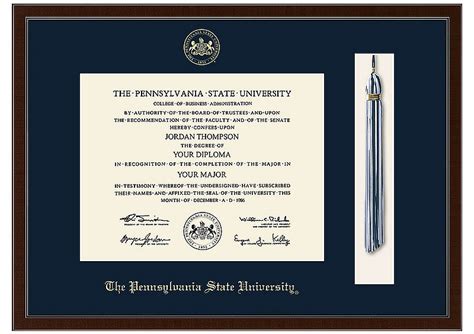 Penn State Diploma Frames: Elevate Your Academic Accolade with Pride