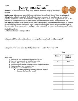 Penny Half Life Lab Answers Epub