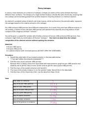 Penny Isotope Lab Answers PDF