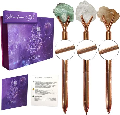 Pens with Crystals: A Spark of Energy and Inspiration