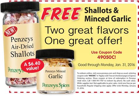 Penzeys Online Coupon: Save Big on Your Favorite Spices