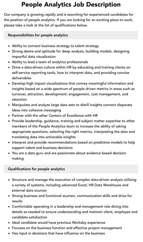 People Analytics Jobs: Revolutionizing the Workplace