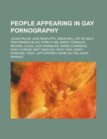 People Appearing in Gay Pornography Johan Paulik Doc