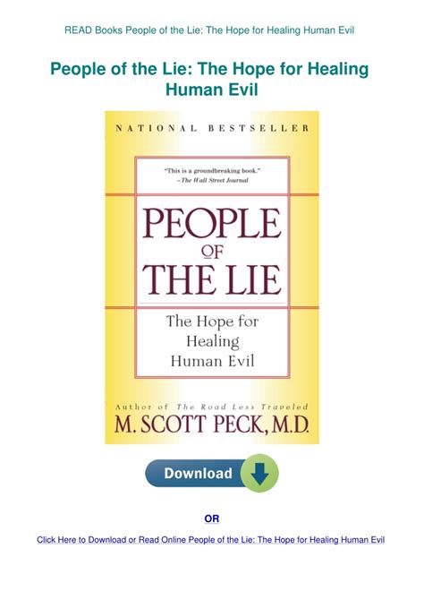 People.of.the.Lie.The.Hope.for.Healing.Human.Evil Ebook PDF