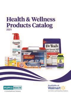 Peoples Health Over The Counter Catalog