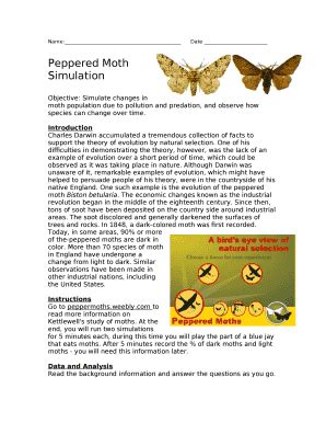 Peppered Moth Simulation Answer Key Epub