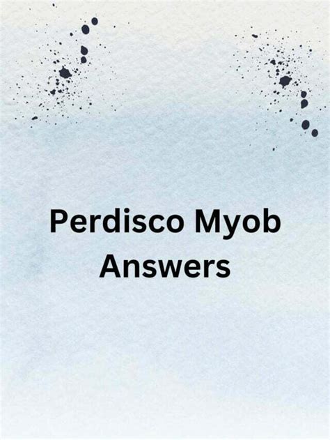 Perdisco Accg100 Answers PDF