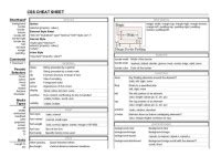 Perdisco cheat sheets Ebook PDF