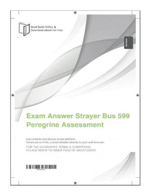 Peregrine Assessment Exam Answer Key Bus599 Kindle Editon