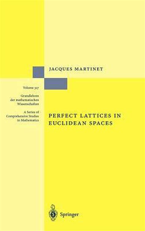 Perfect Lattices in Euclidean Space PDF